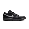 Jordan Jordan 1 Low Black White Dark Smoke Grey Mens