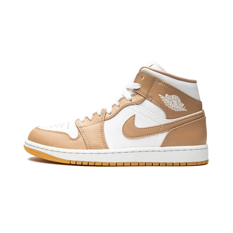 Jordan Air Jordan 1 Mid Tan / Gum Mens