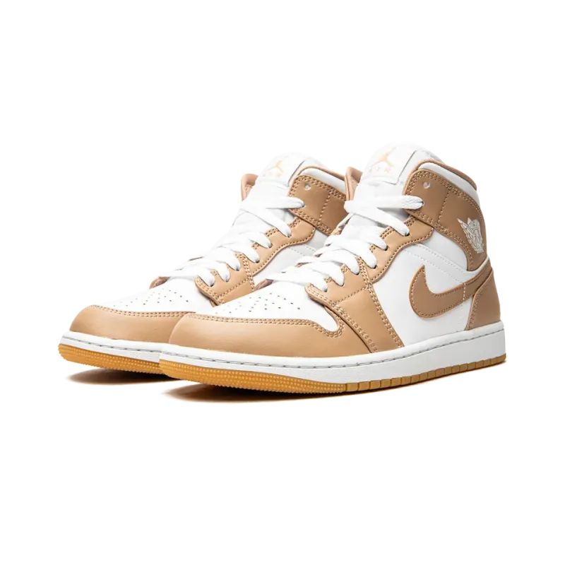 Jordan Air Jordan 1 Mid Tan / Gum Mens