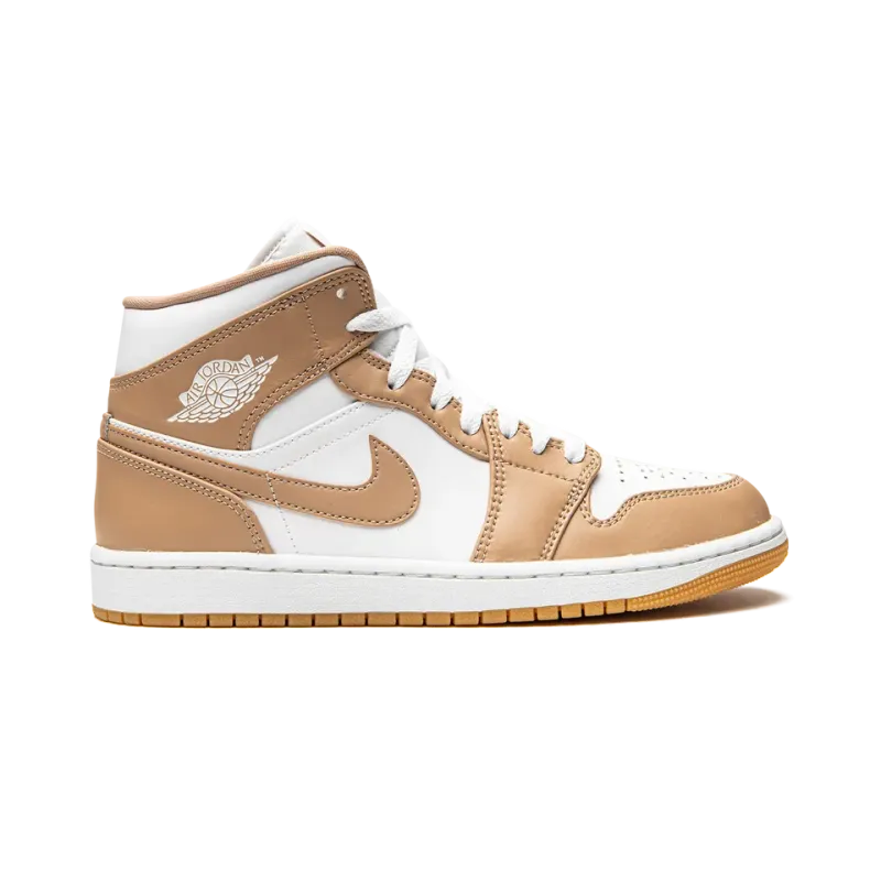 Jordan Air Jordan 1 Mid Tan / Gum Mens