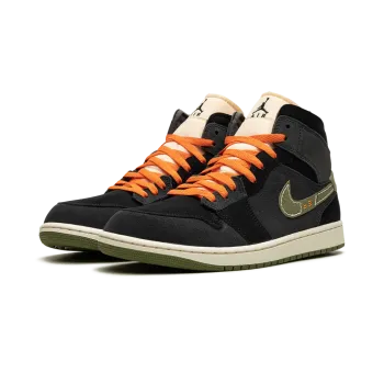Jordan Air Jordan 1 Mid SE Craft Anthracite Light Olive Mens