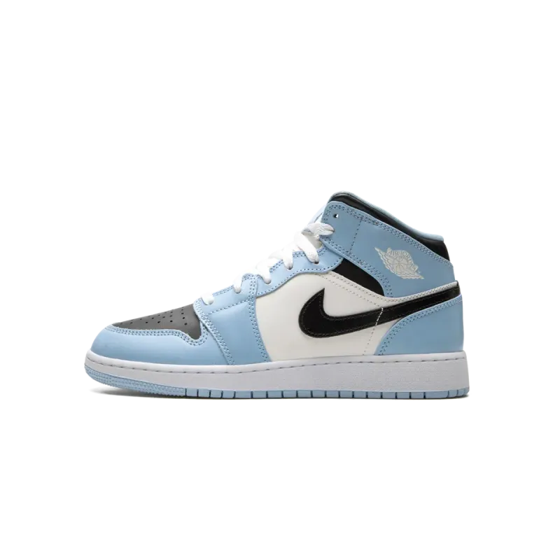 Jordan Air Jordan 1 Mid GS Ice Blue Grade School