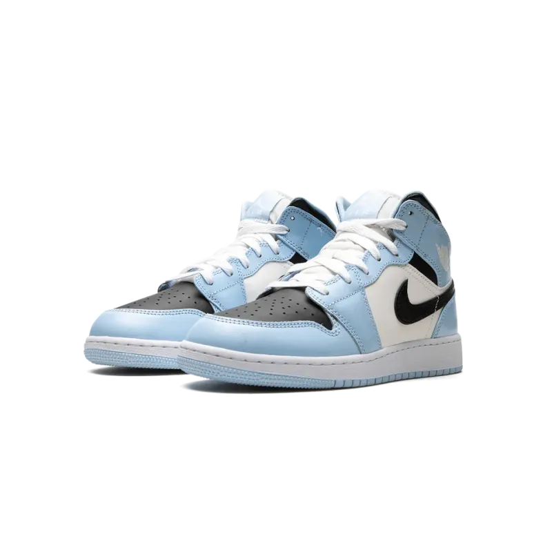 Jordan Air Jordan 1 Mid GS Ice Blue Grade School