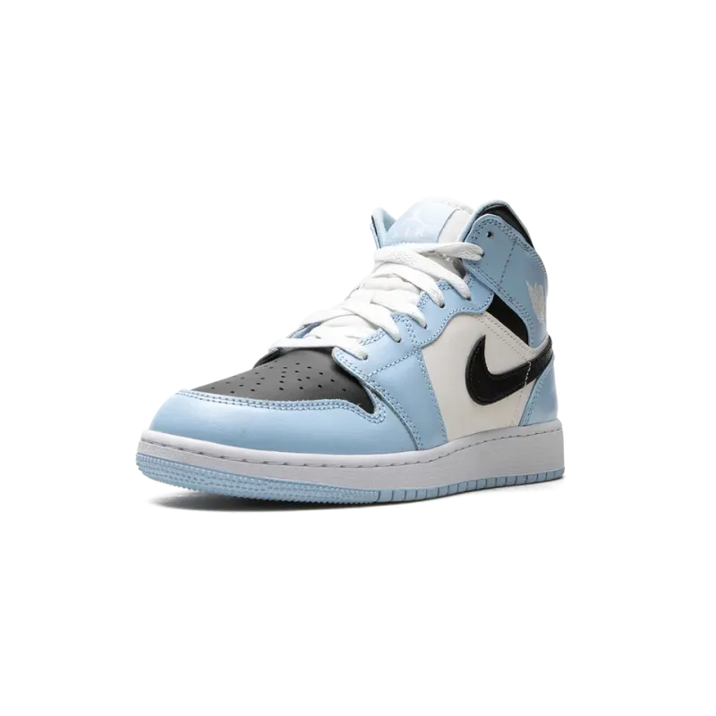 Jordan Air Jordan 1 Mid GS Ice Blue Grade School