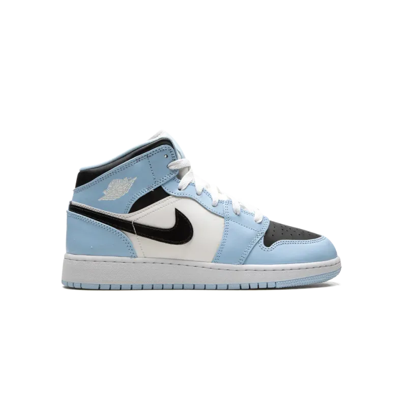 Jordan Air Jordan 1 Mid GS Ice Blue Grade School