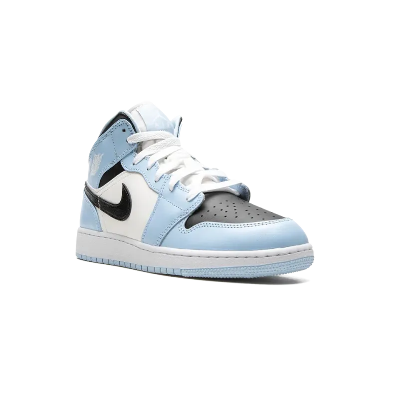 Jordan Air Jordan 1 Mid GS Ice Blue Grade School