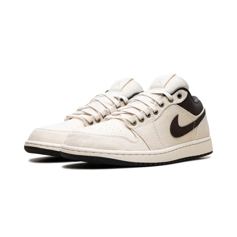 Jordan Air Jordan 1 Low Premium Pale Ivory Baroque Brown Mens