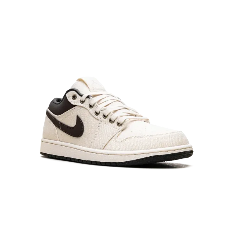 Jordan Air Jordan 1 Low Premium Pale Ivory Baroque Brown Mens