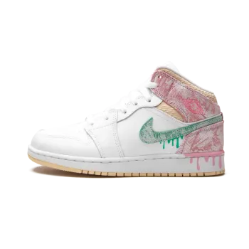 Jordan Air Jordan 1 Mid SE GS Ice Cream Grade School