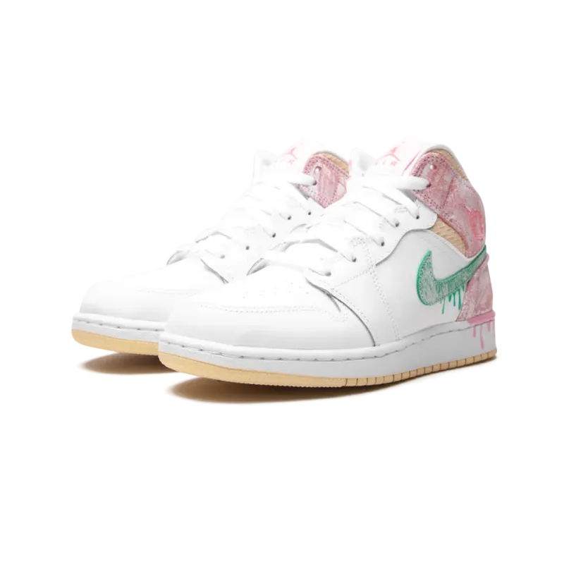 Jordan Air Jordan 1 Mid SE GS Ice Cream Grade School