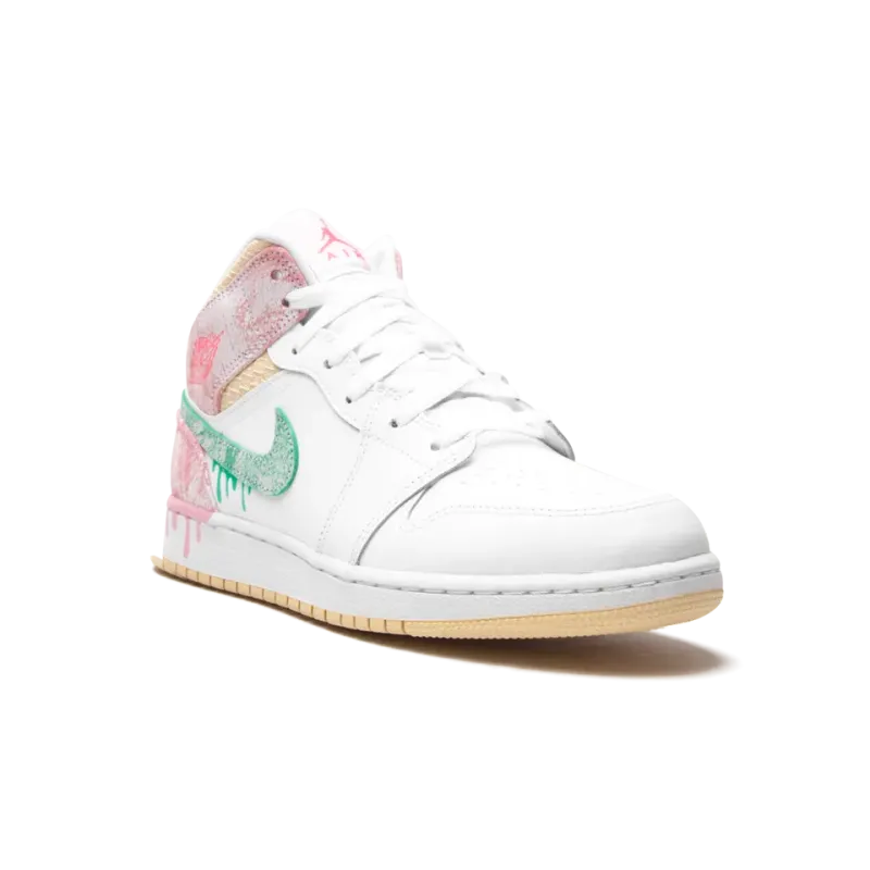 Jordan Air Jordan 1 Mid SE GS Ice Cream Grade School