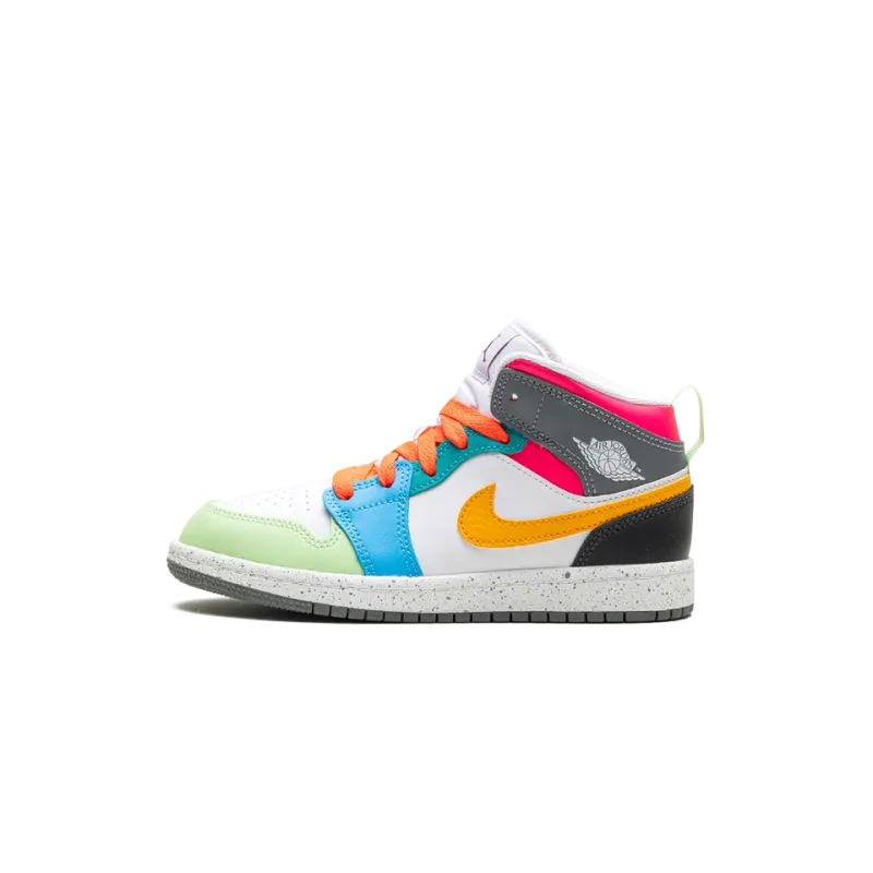 Jordan Jordan 1 Mid SE PS Multi Color Pre School