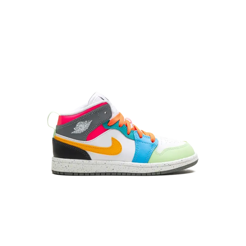 Jordan Jordan 1 Mid SE PS Multi Color Pre School