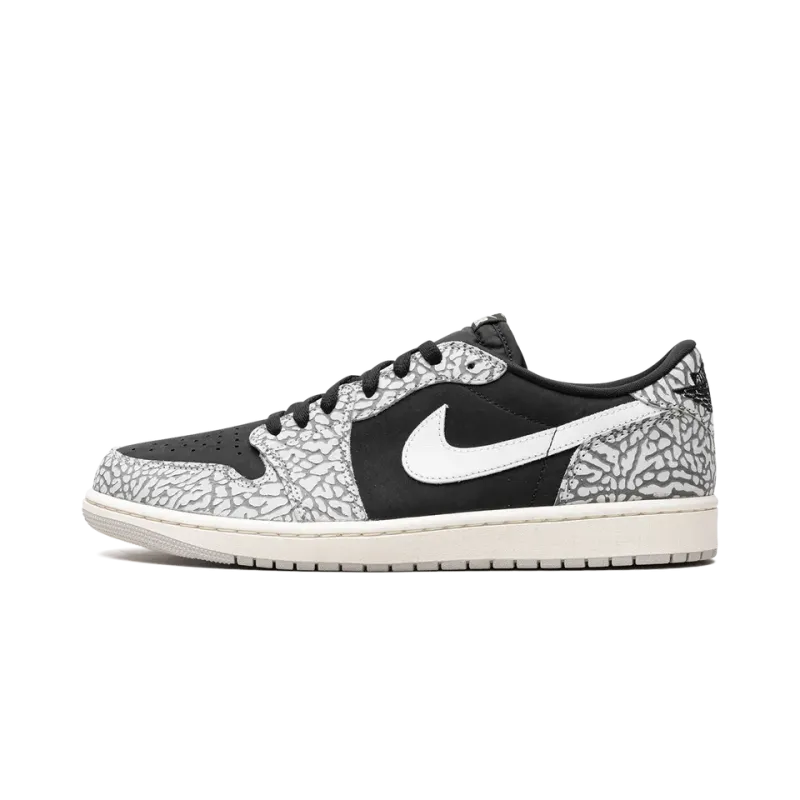 Jordan Air Jordan 1 Low Black Elephant Mens