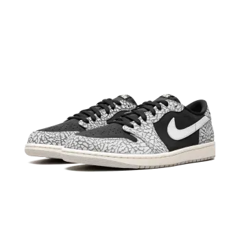 Jordan Air Jordan 1 Low Black Elephant Mens