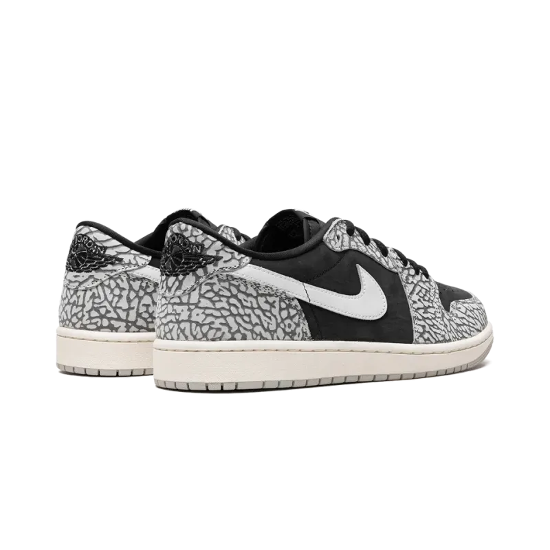 Jordan Air Jordan 1 Low Black Elephant Mens