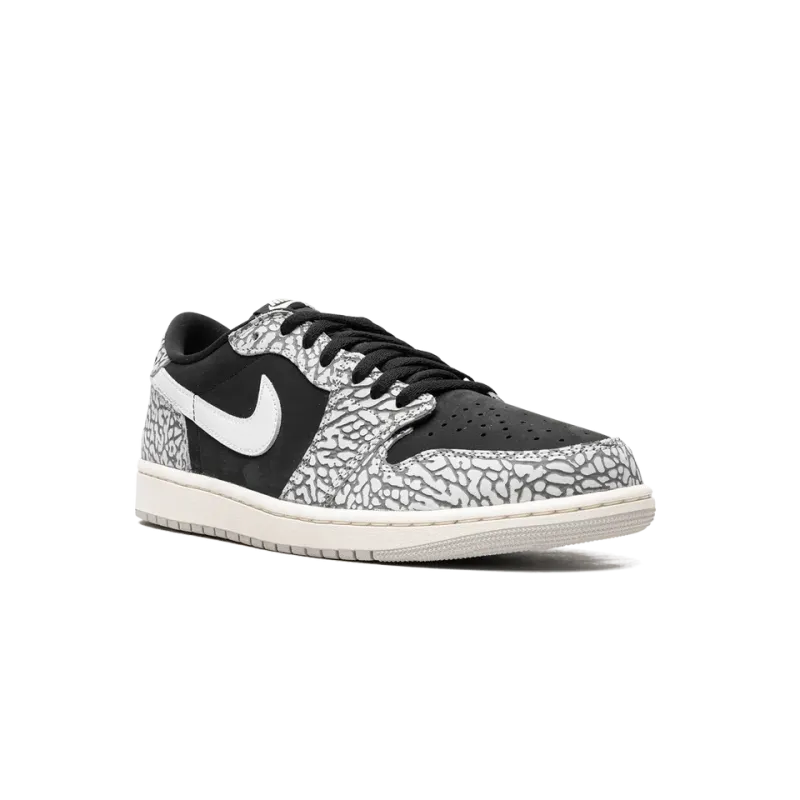 Jordan Air Jordan 1 Low Black Elephant Mens