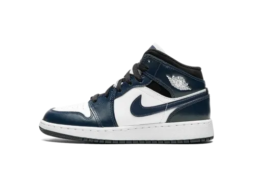 Air Jordan 1 Mid GS Armory Navy — Timeless Youth Style and Everyday Performance