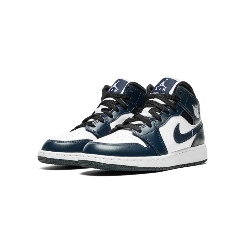 Jordan Air Jordan 1 Mid GS Armory Navy Grade School