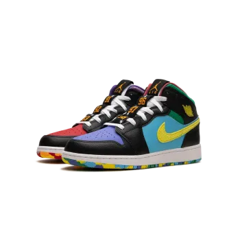 Jordan Air Jordan 1 Mid GS Six Championships Grade School