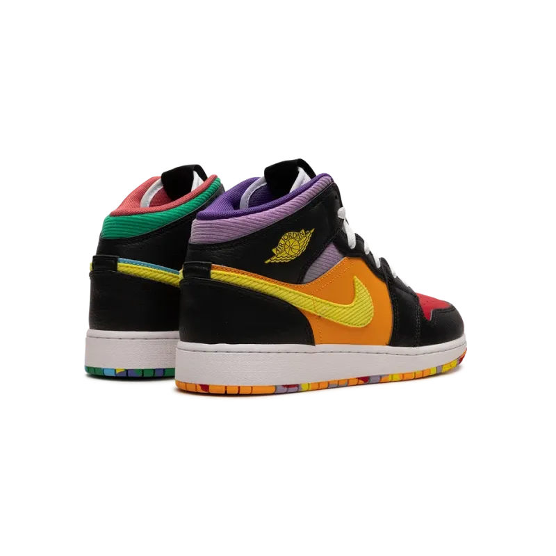 Jordan Air Jordan 1 Mid GS Six Championships Grade School