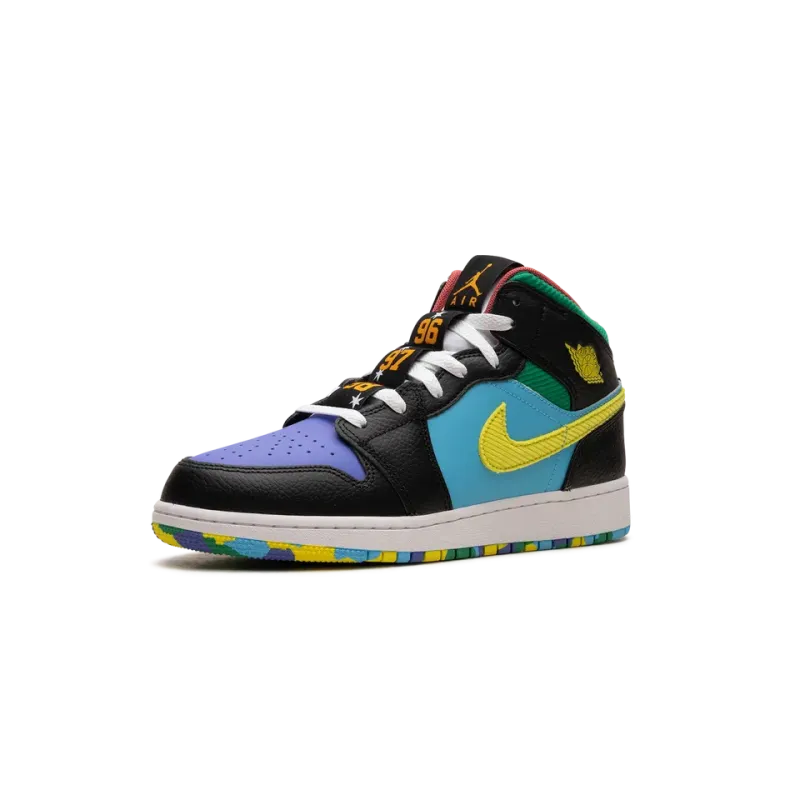 Jordan Air Jordan 1 Mid GS Six Championships Grade School