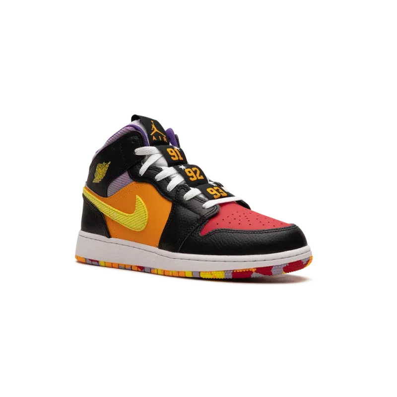 Jordan Air Jordan 1 Mid GS Six Championships Grade School