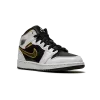 Jordan Air Jordan 1 Mid GS White / Gold / Black Grade School