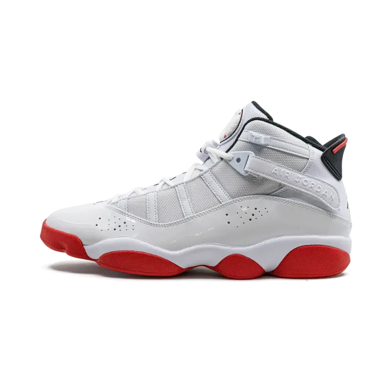 Jordan Jordan 6 Rings White / University Red Mens