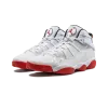 Jordan Jordan 6 Rings White / University Red Mens