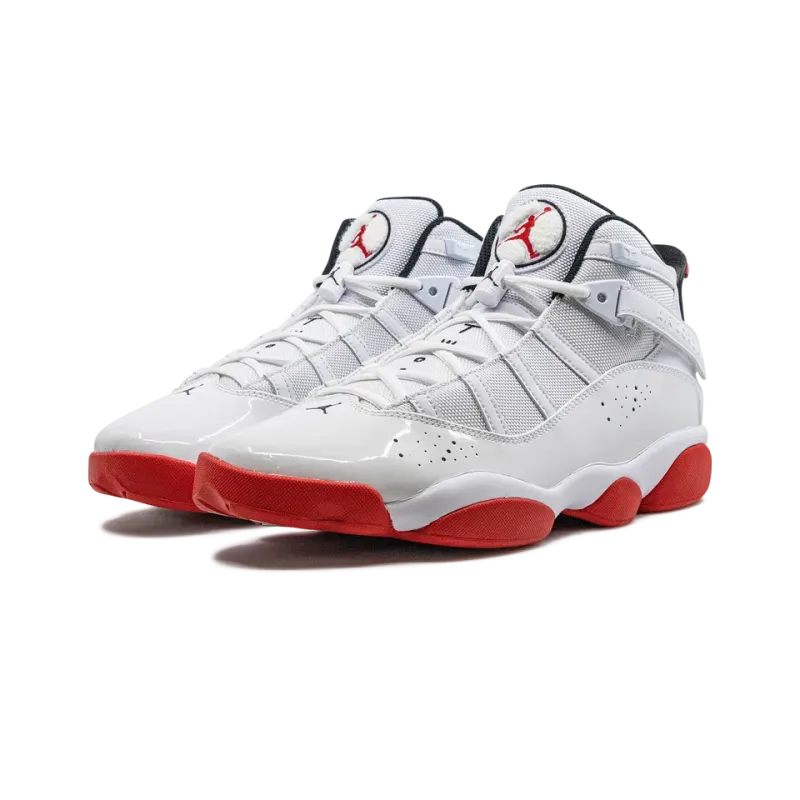 Jordan Jordan 6 Rings White / University Red Mens