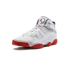 Jordan Jordan 6 Rings White / University Red Mens