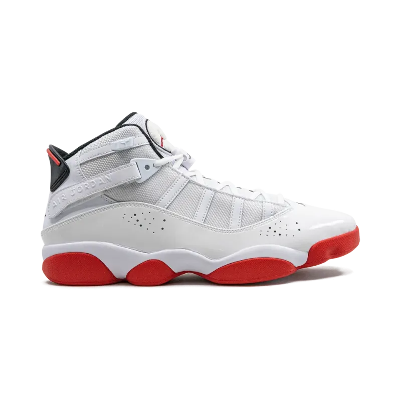 Jordan Jordan 6 Rings White / University Red Mens