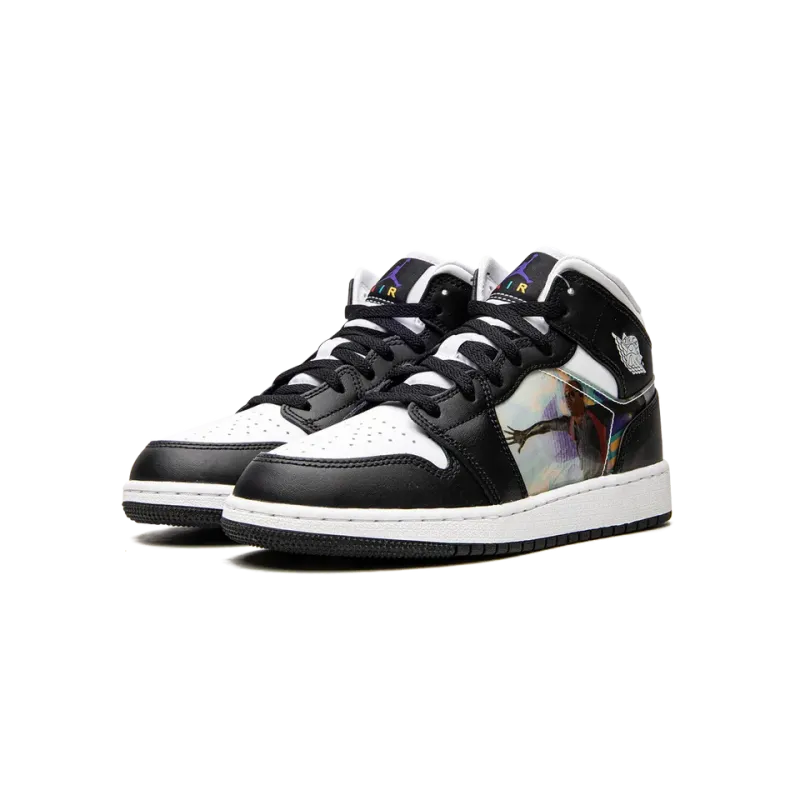Jordan Air Jordan 1 Mid GS Hologram Grade School