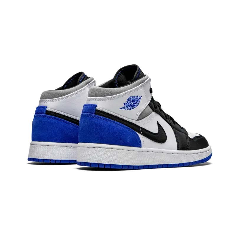 Jordan Air Jordan 1 Mid GS Royal White Grade School