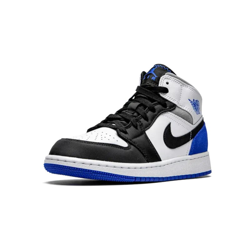 Jordan Air Jordan 1 Mid GS Royal White Grade School