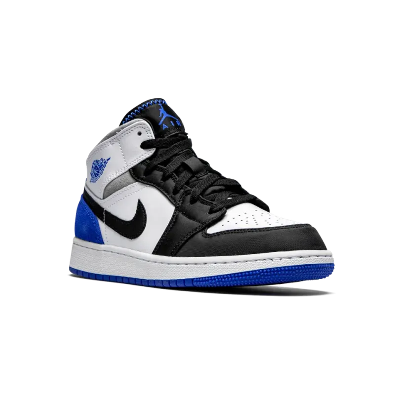 Jordan Air Jordan 1 Mid GS Royal White Grade School