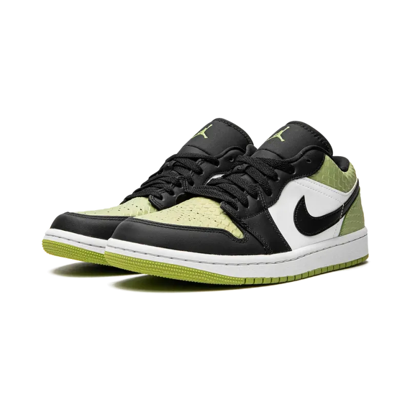 Jordan AIR JORDAN 1 LO SE WMNS Vivid Green Snakeskin Womens