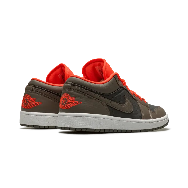 Jordan AIR JORDAN 1 LO SE WMNS Black / Olive/ Bright Crimson Womens