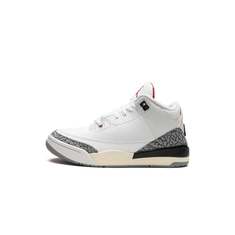 Jordan Air Jordan 3 PS White Cement Reimagined 2023 Pre School