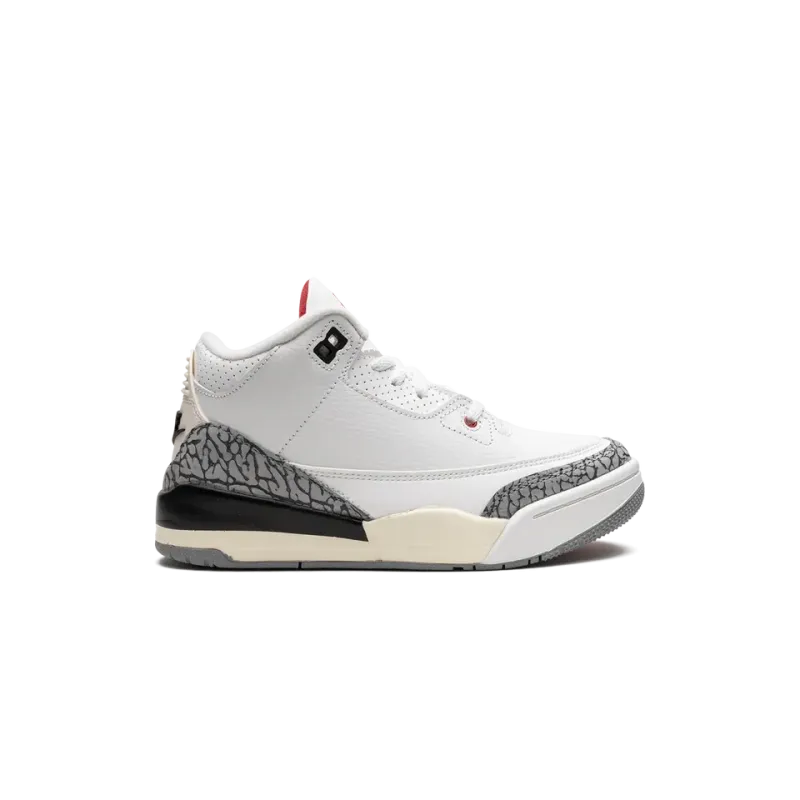 Jordan Air Jordan 3 PS White Cement Reimagined 2023 Pre School
