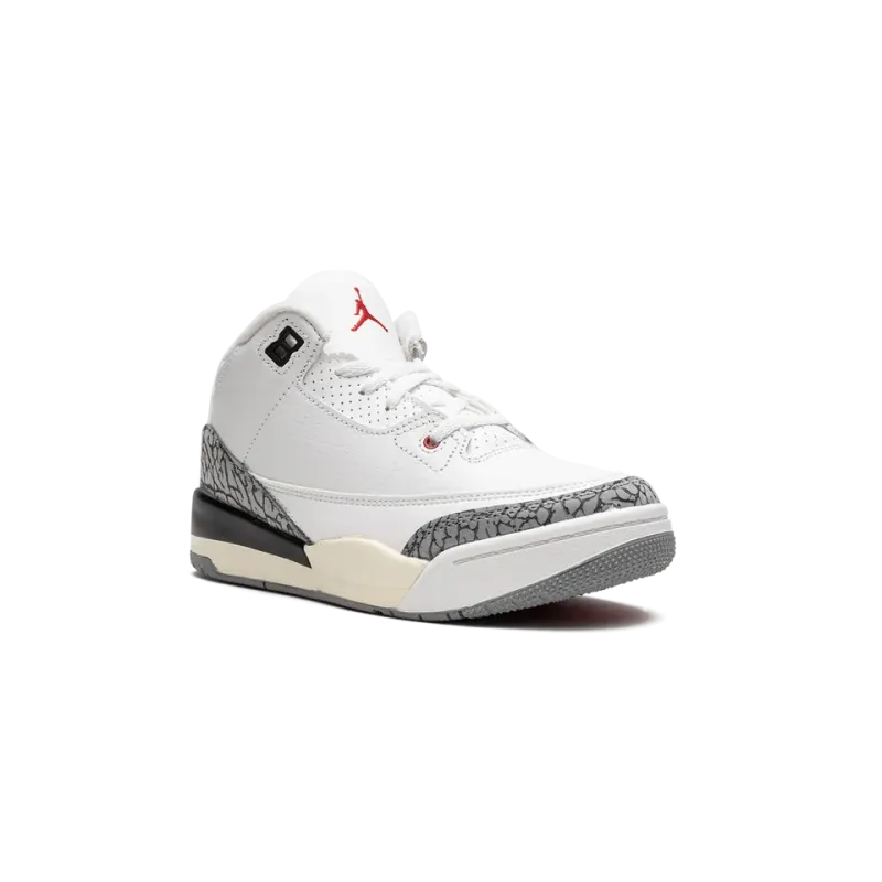 Jordan Air Jordan 3 PS White Cement Reimagined 2023 Pre School