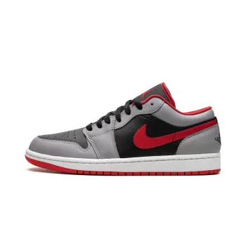 Jordan Air Jordan 1 Low Black Cement Grey Mens