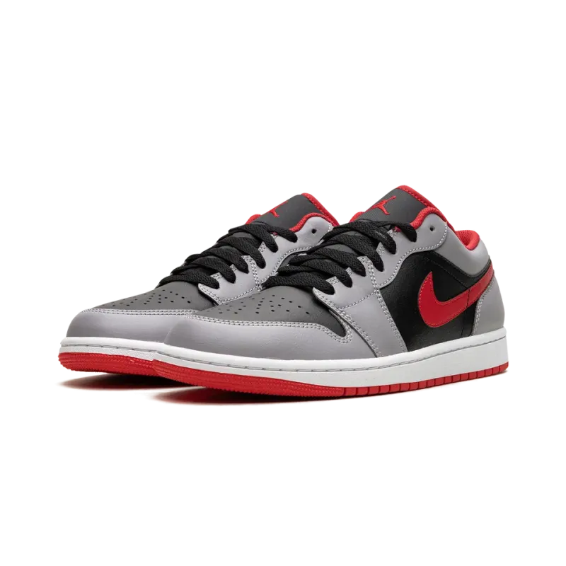 Jordan Air Jordan 1 Low Black Cement Grey Mens