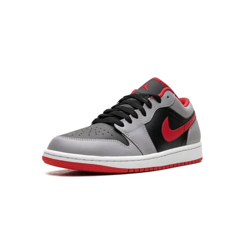 Jordan Air Jordan 1 Low Black Cement Grey Mens