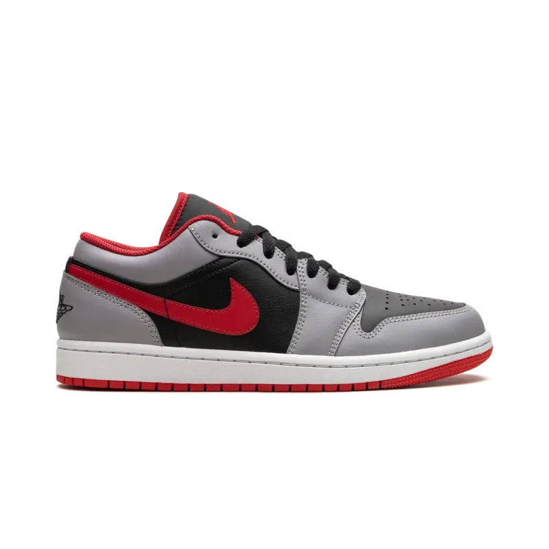 Jordan Air Jordan 1 Low Black Cement Grey Mens