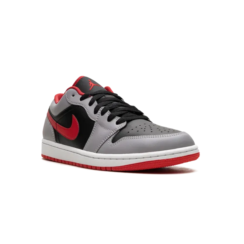 Jordan Air Jordan 1 Low Black Cement Grey Mens