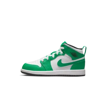 Jordan Air Jordan 1 Mid PS Lucky Green Pre School