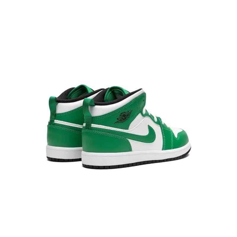 Jordan Air Jordan 1 Mid PS Lucky Green Pre School