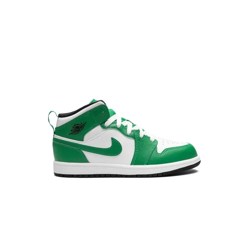 Jordan Air Jordan 1 Mid PS Lucky Green Pre School